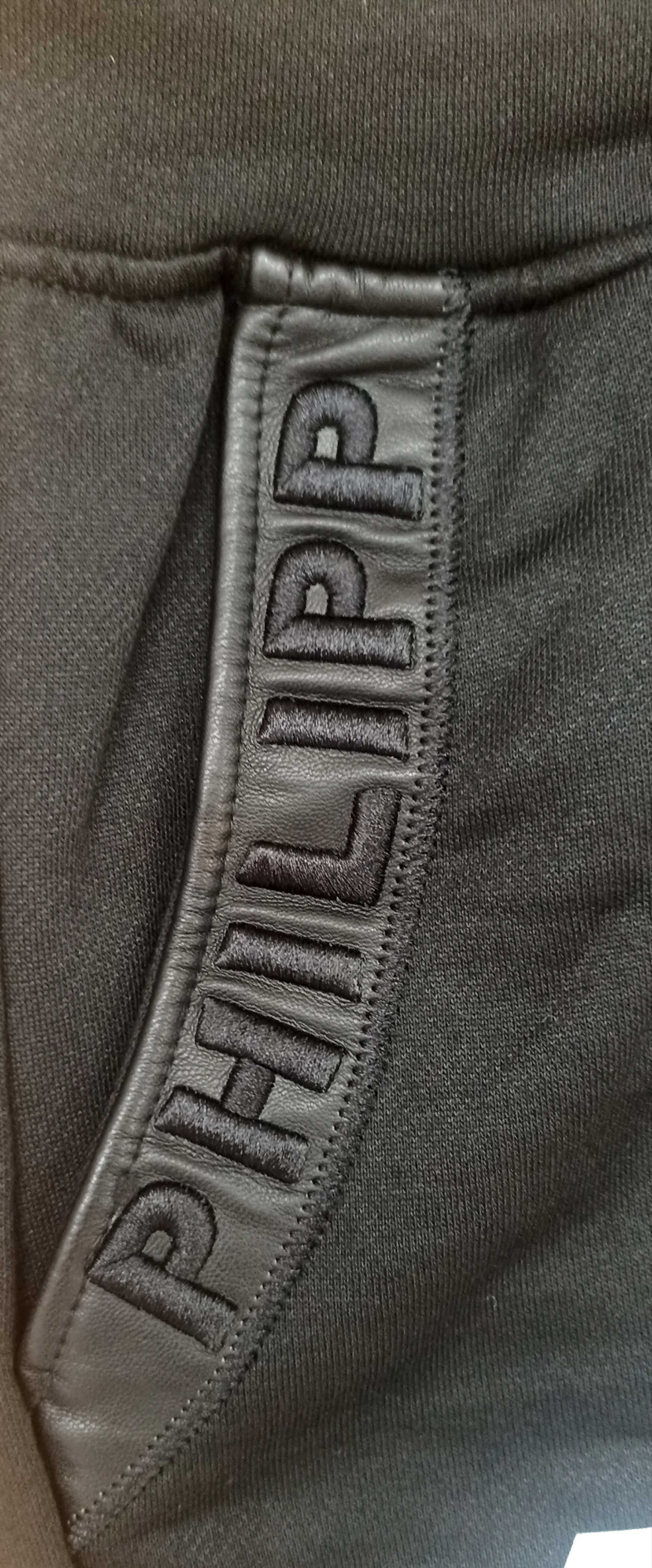 PHILIPP PLEIN Spodenki Czarne Bawełniane r.S,M,