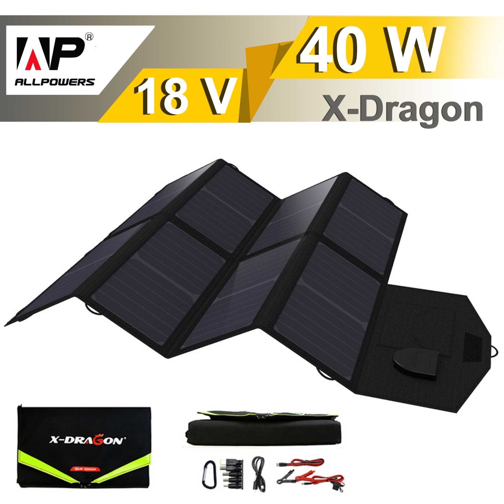 Сонячна батарея ALLPOWERS X-DRAGON 40W 18V