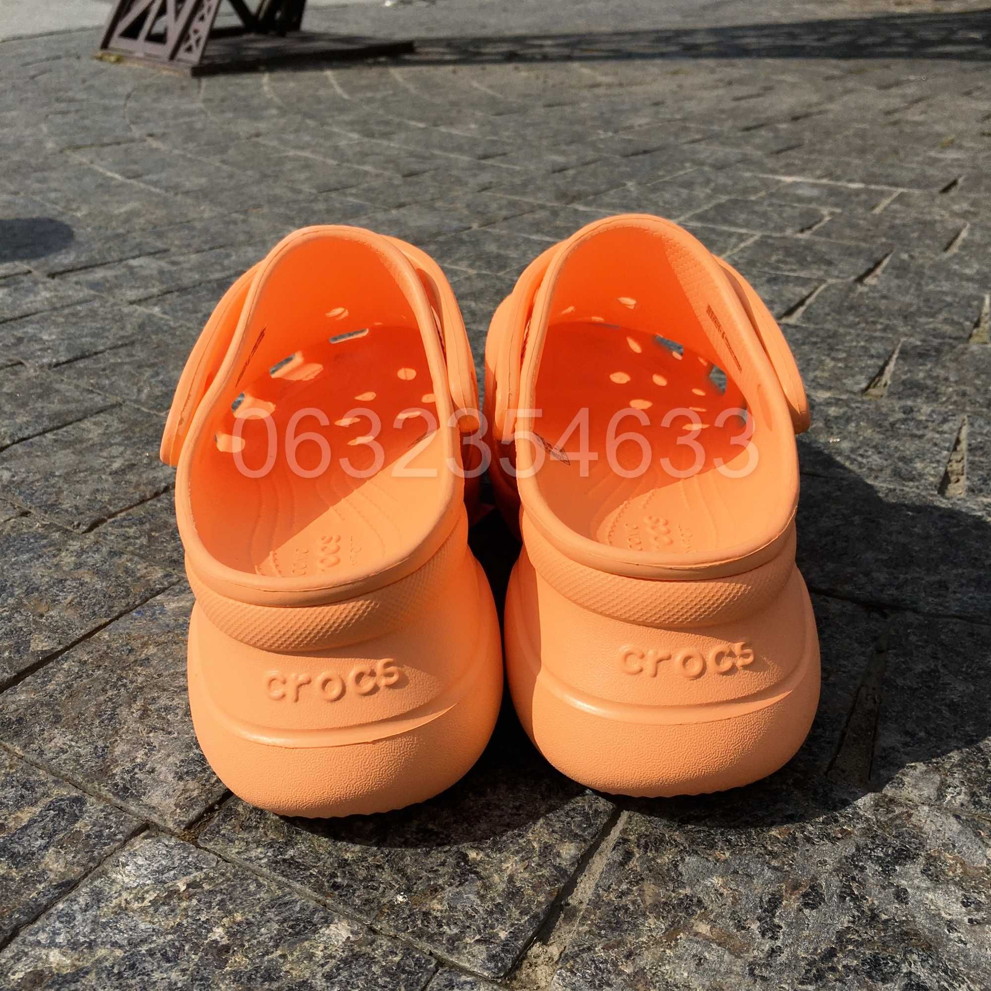Жіночі крокси взуття на високій платформі Crocs classic Bae Clog!