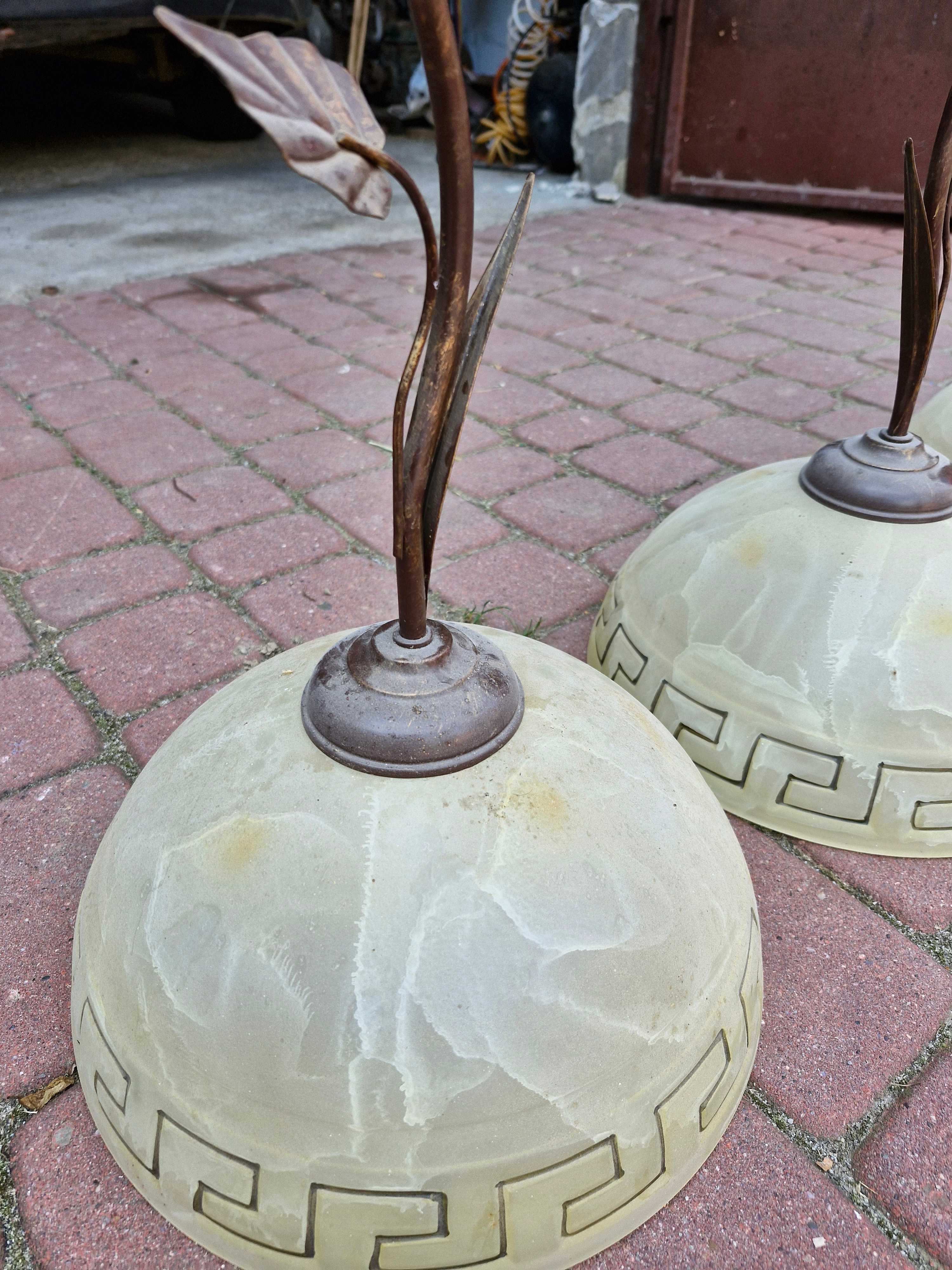 lampy wiszące z kloszami