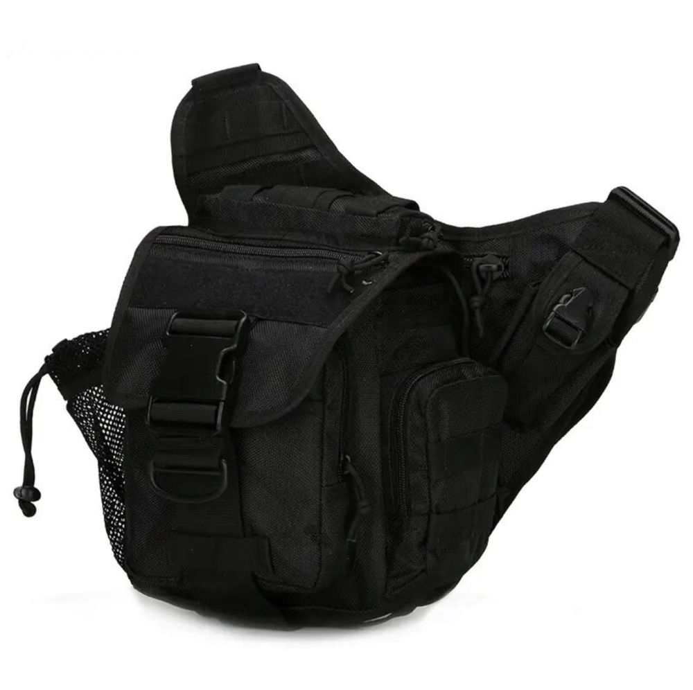 Тактична військова сумка через плече  10л мультикам / олива / койот