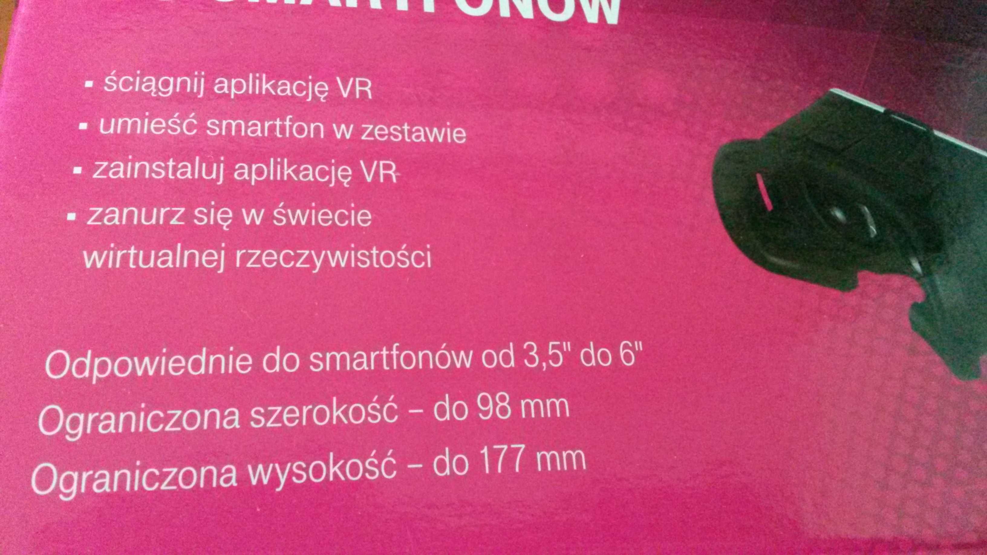 Gogle okulary VR 3D do smartfona T-Mobile