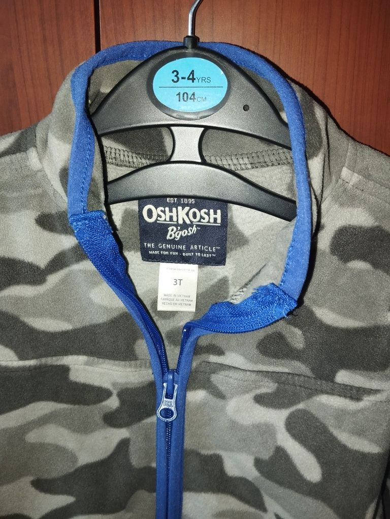 Фліска флісова кофта Oshkosh 3 роки (carter's next) флисовая