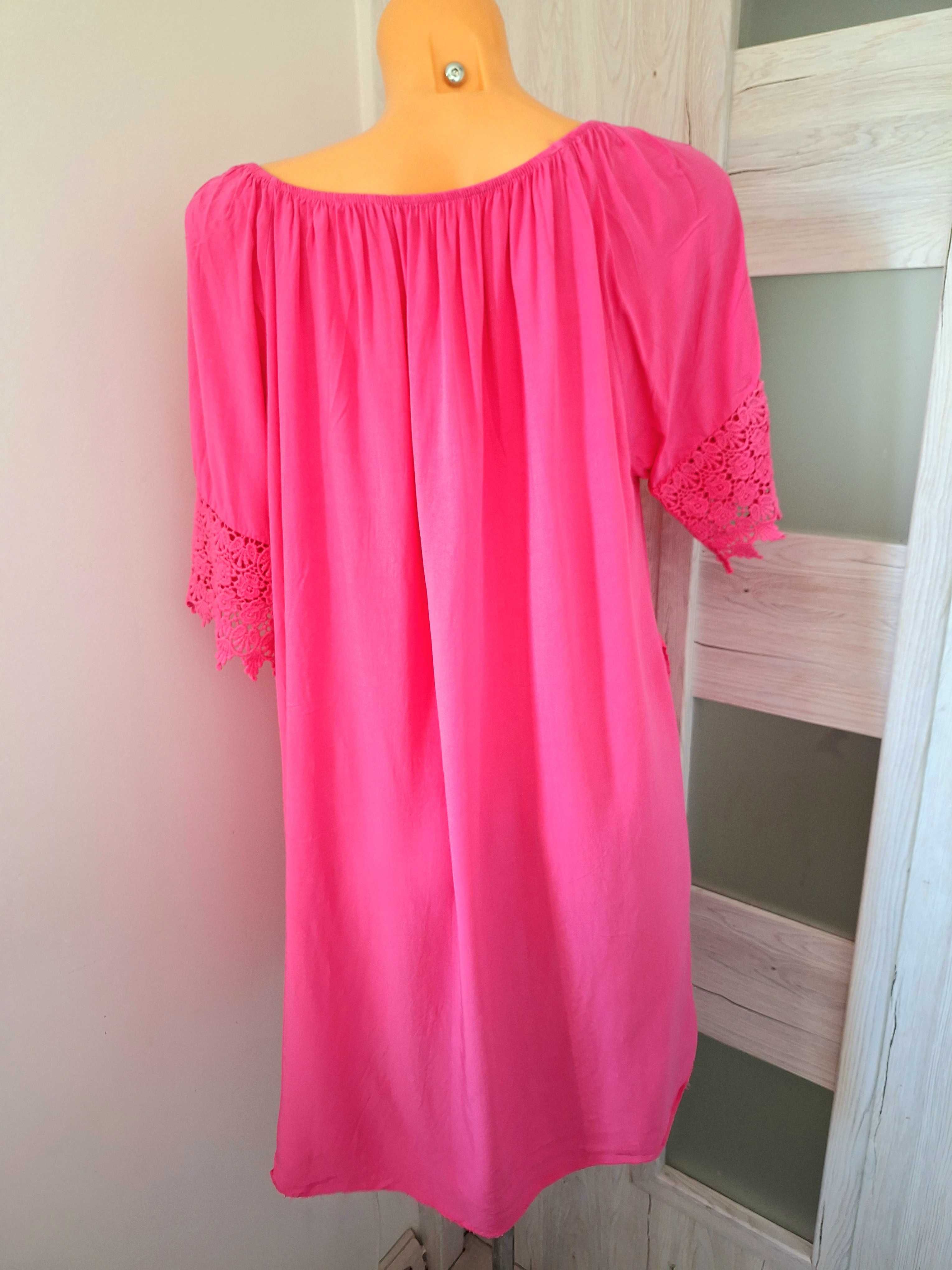 L-XL Sukienka neon lato,nowa