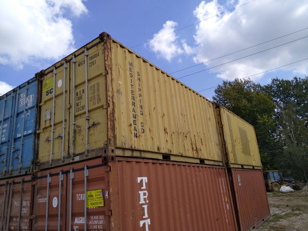 Kontener morski 6m 20DV, kontener 40HC 12M Śląsk Katowice