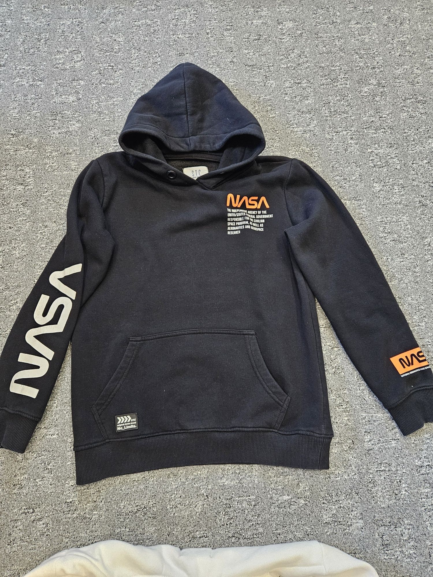 2 bluzy Nasa z kapturem rozm. 152