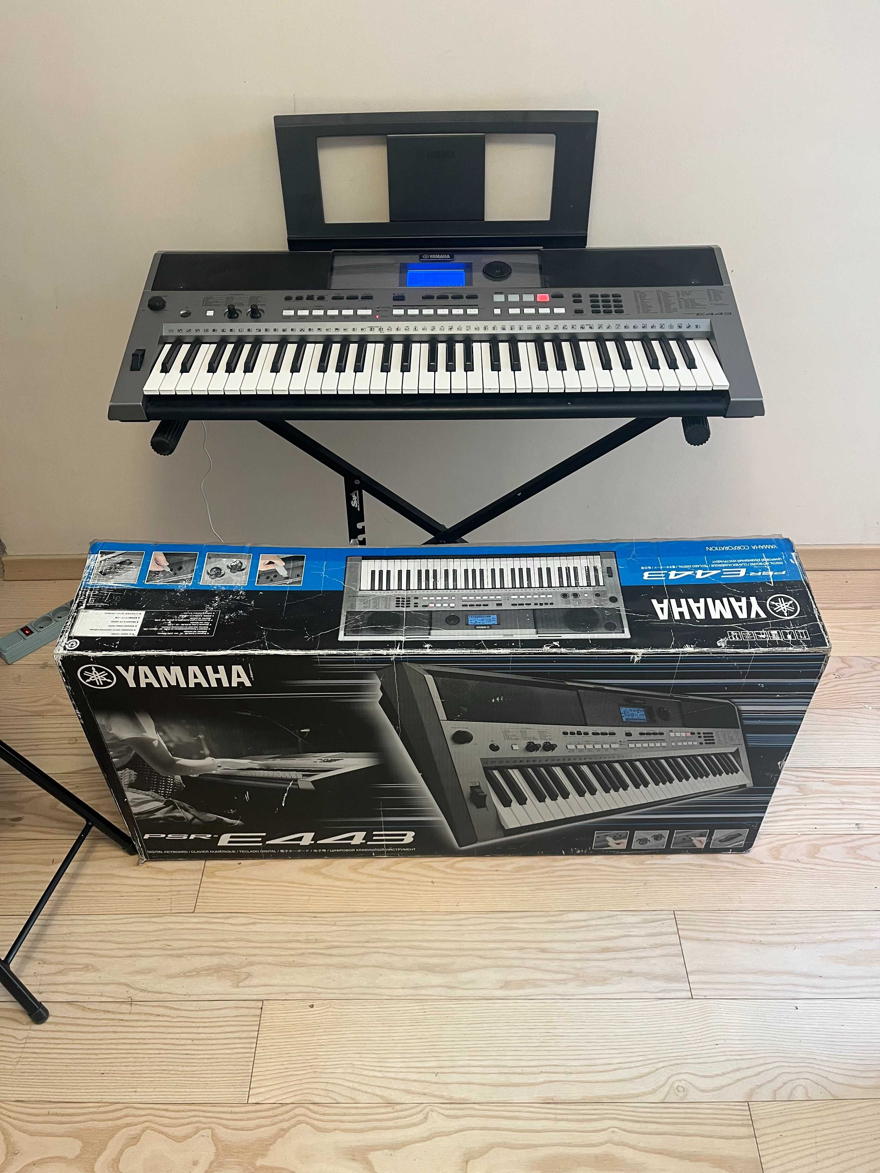 keyboard Yamaha PSR E443 - JAK NOWY