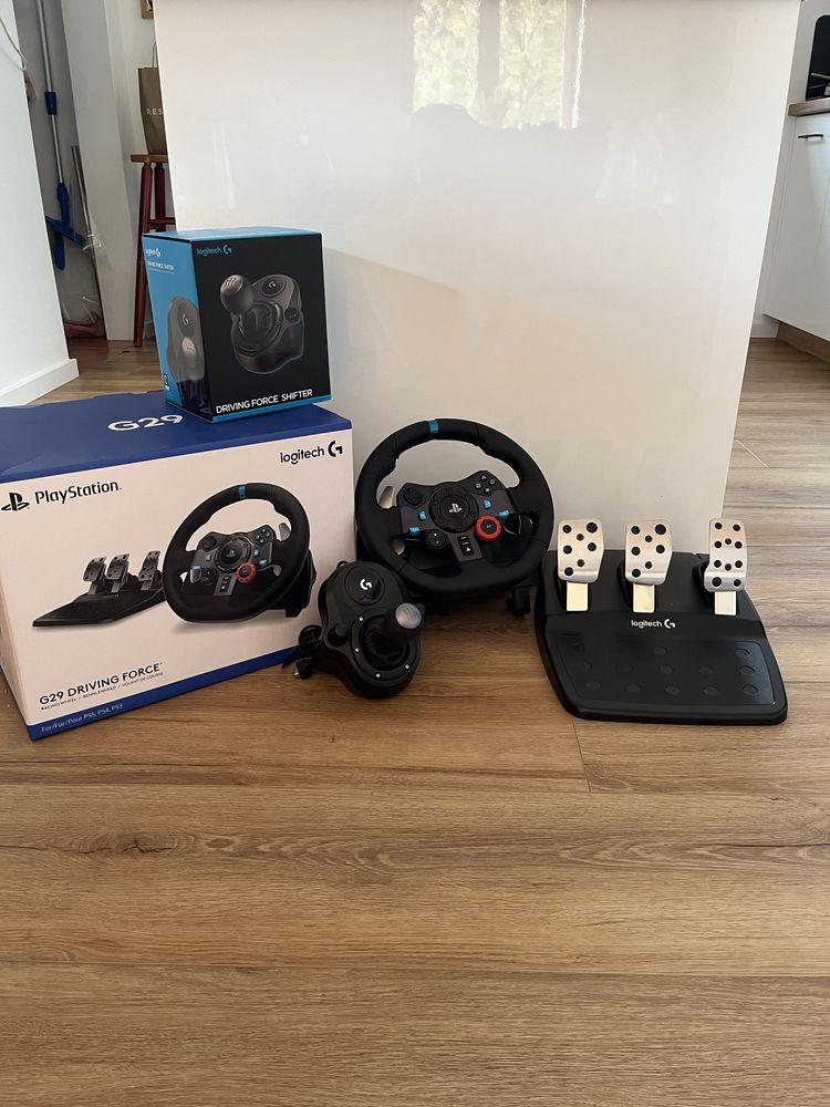 Kierownica Playstayion logitech G29 + shifter logitech