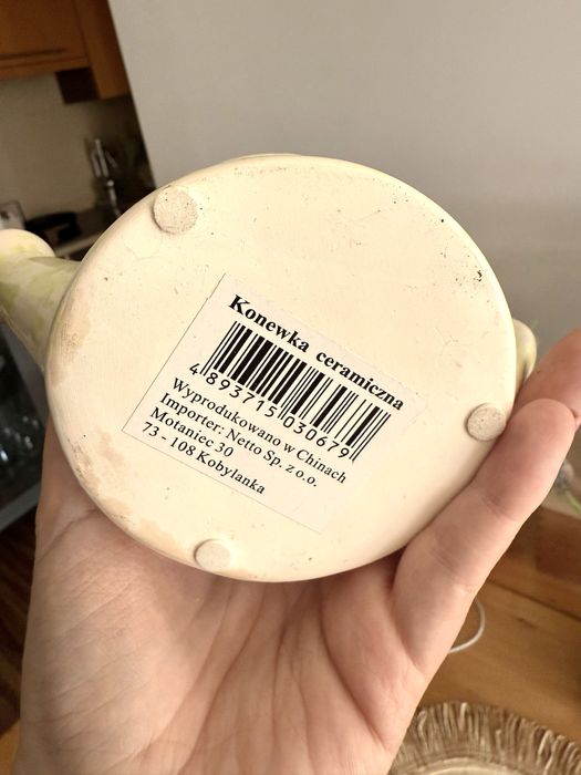 Osłonka ceramiczna konewka