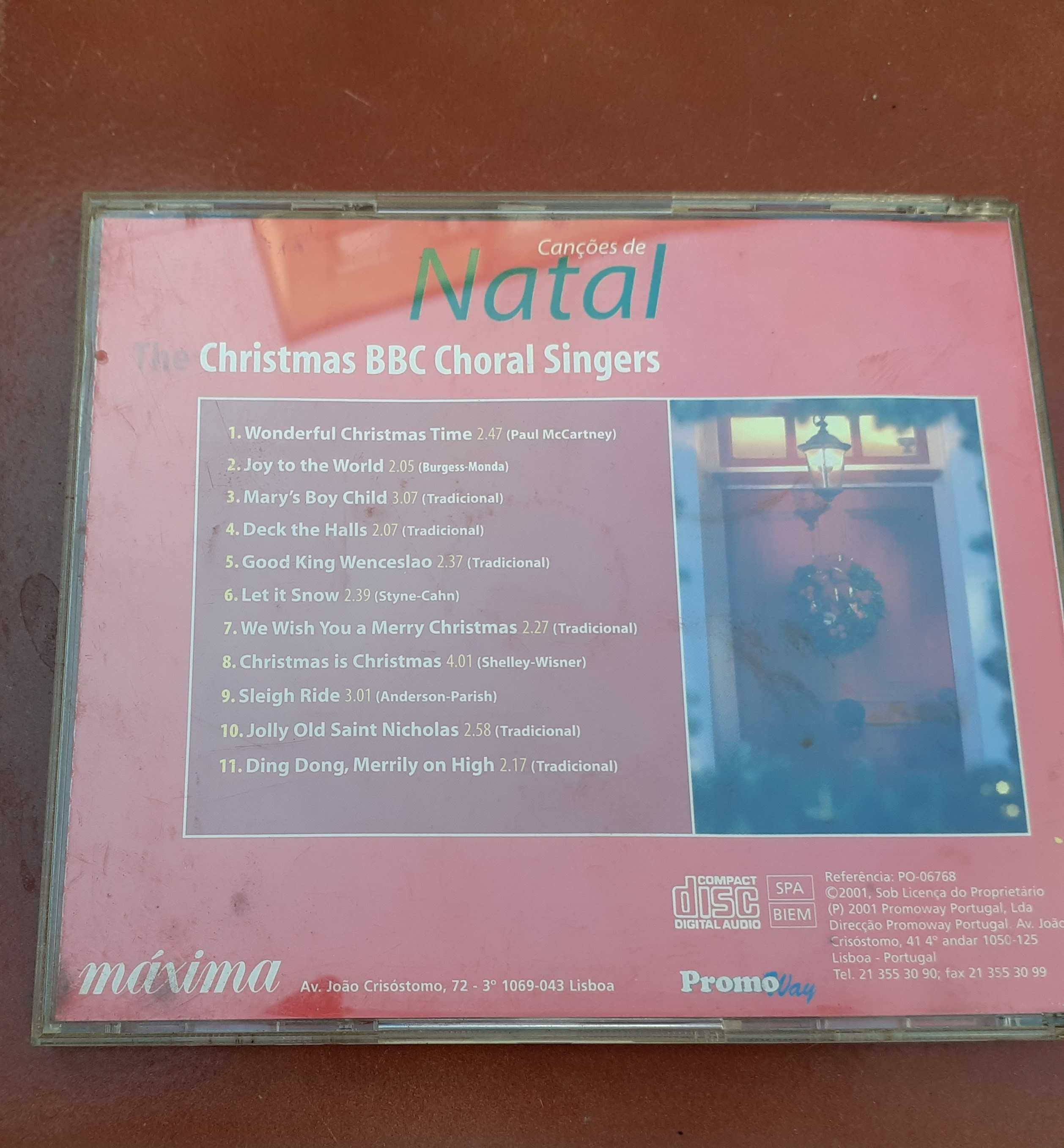 CD - Temas de Natal e The Christmas Bbc Choral Singers