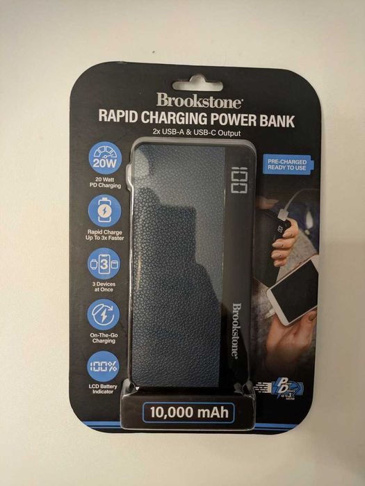 Powerbank BrookStone 10000mAh 20W PD Fast charge
