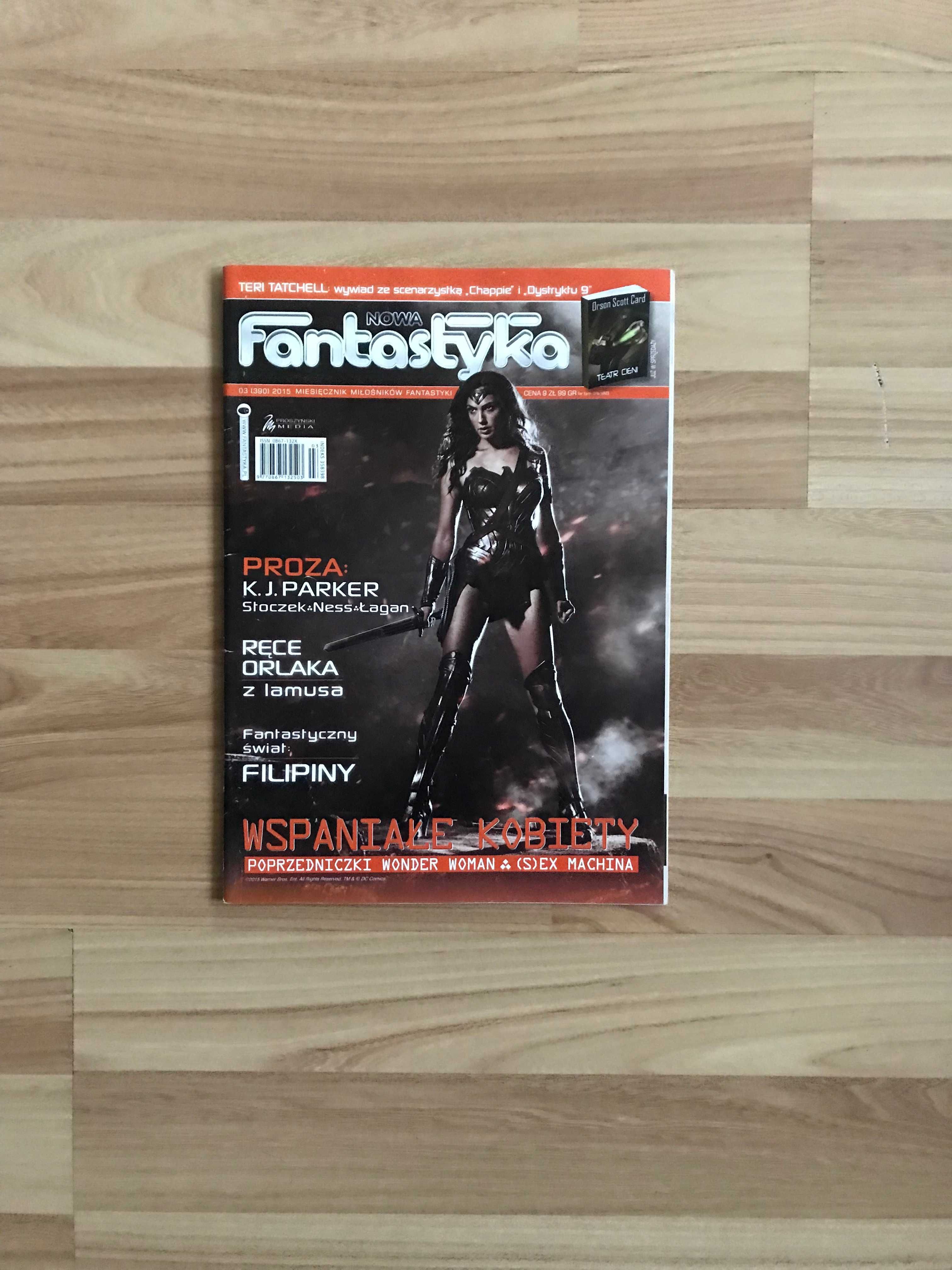 Nowa Fantastyka 3 (390) 2015 Wonder woman Marvel George R.R Martin