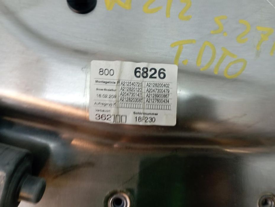 Elevador vidros trás direito MERCEDES-BENZ Classe E (W212)