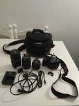 Canon EOS 1200D + 2 lentes + bolsa + carregador