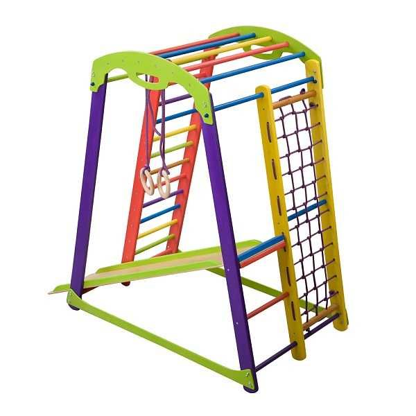 Дитячий спортивний куточок Кроха 1 міні з гіркою та кільцями