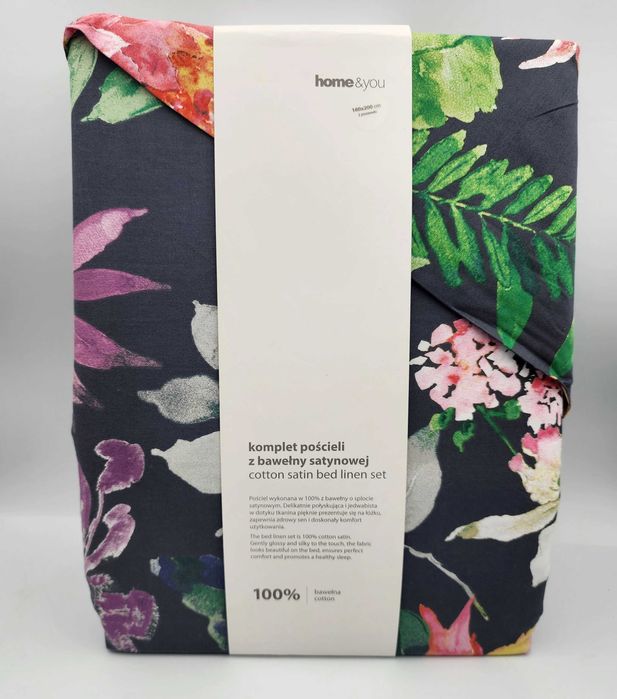 Komplet pościeli z bawełny satynowej 160x200 HOME&YOU