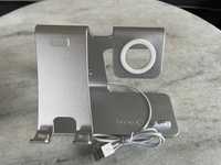 Aluminiowy stojak do ladowania urzadzen Apple Watch, Airpods, iPhone