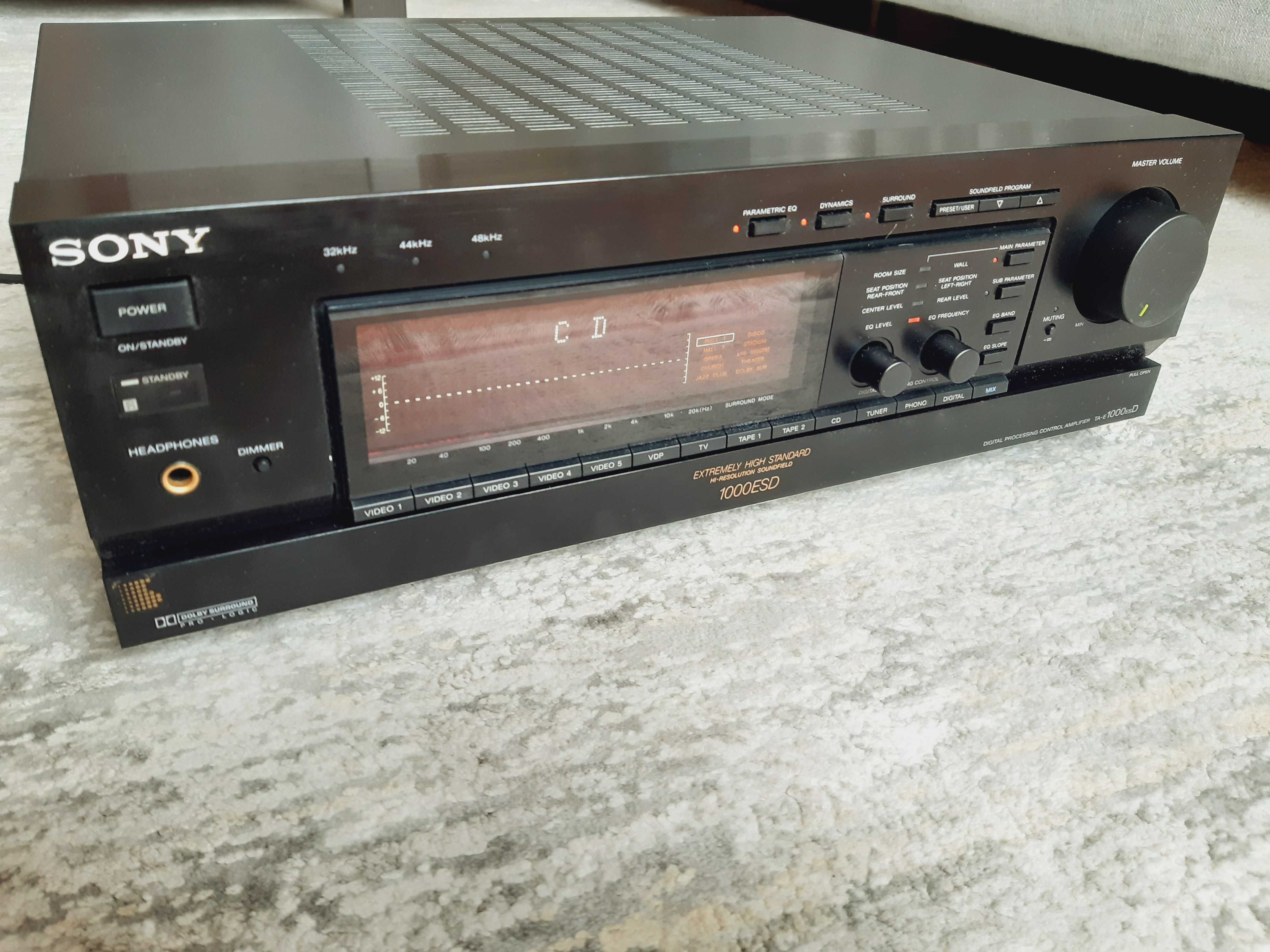Передпідсилювач/процесор/ЦАП  Sony SDP-EP 9 ES , Sony TA-E1000ESD