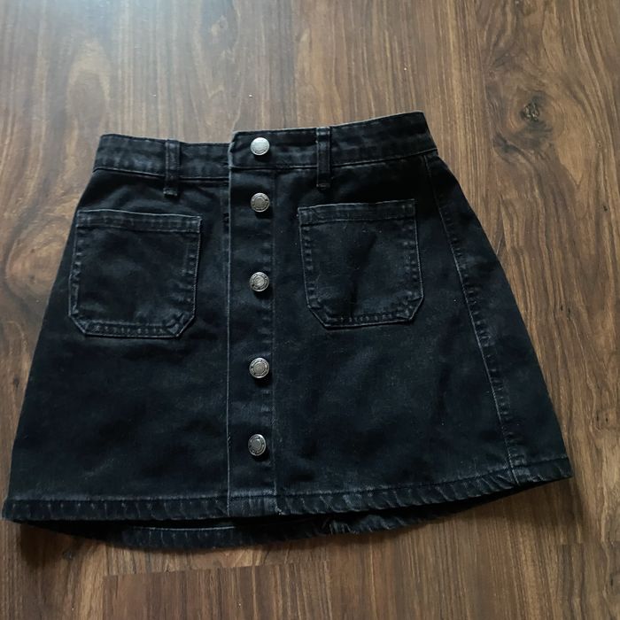 Юбка джинсова на гудзиках