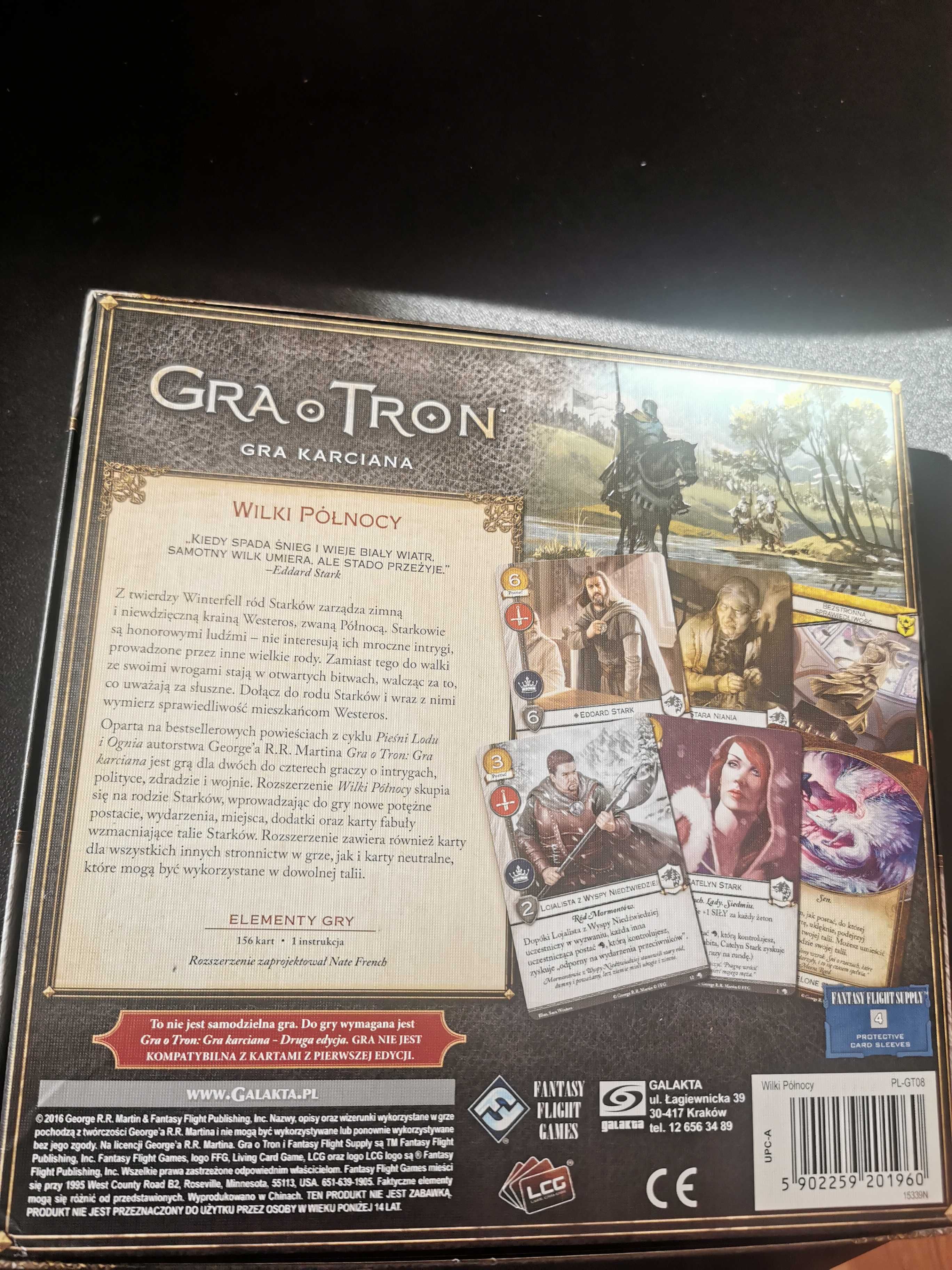 Gra o Tron LCG - Wilki Północy PL (jak nowe)