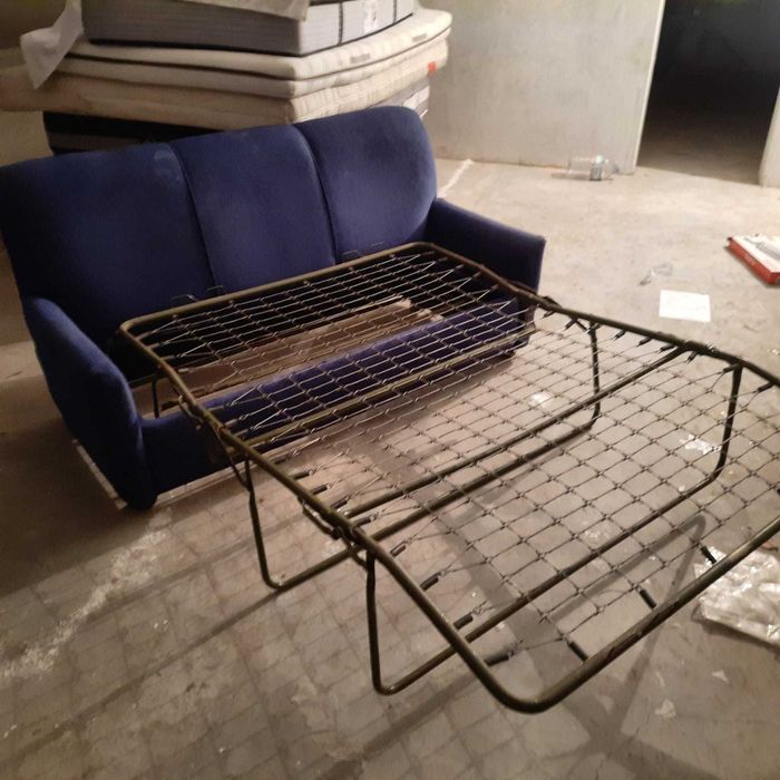 Sofa cama cor azul