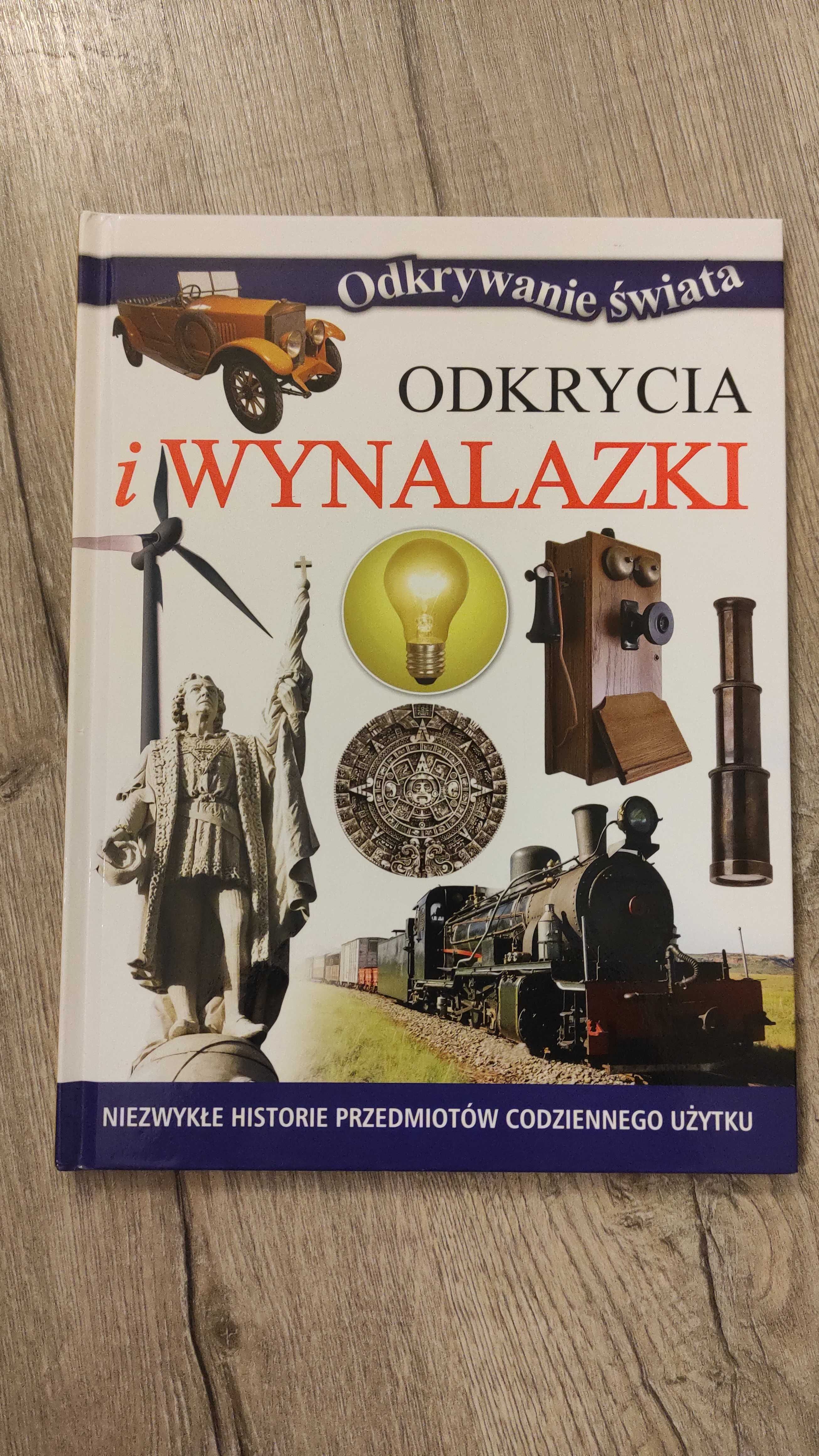 Książki "Encyklopedia Świat w liczbach" i "Odkrycia i wynalazki"