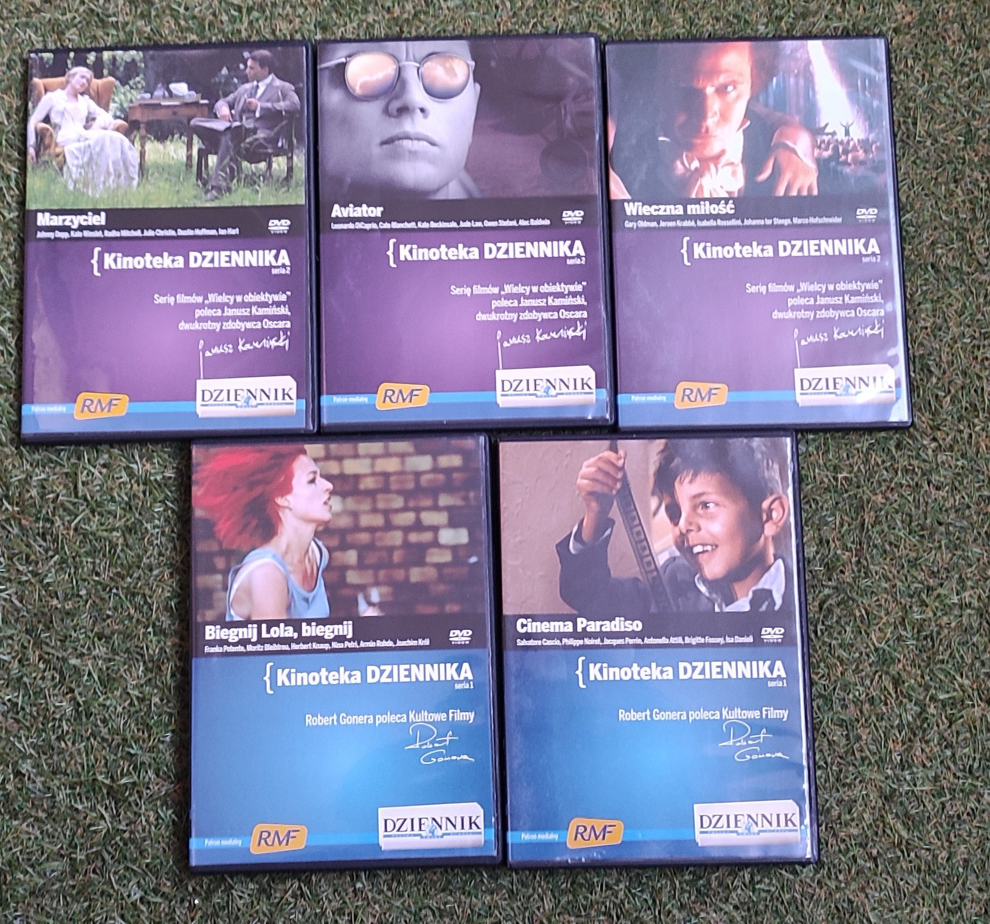 Kolekcja filmów DVD,, Kinoteka Dziennika" - 5szt.
