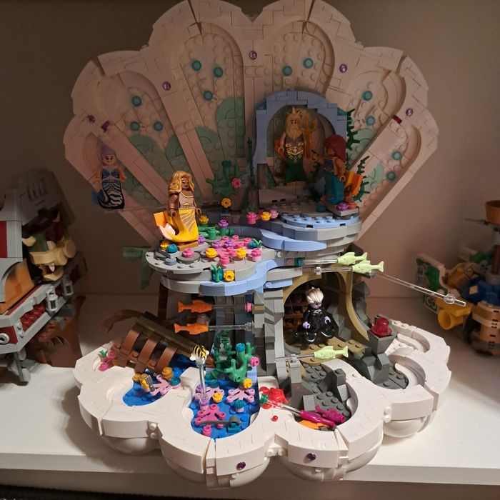 Muszla kompatybilne do LEGO 43225 Mała Syrenka