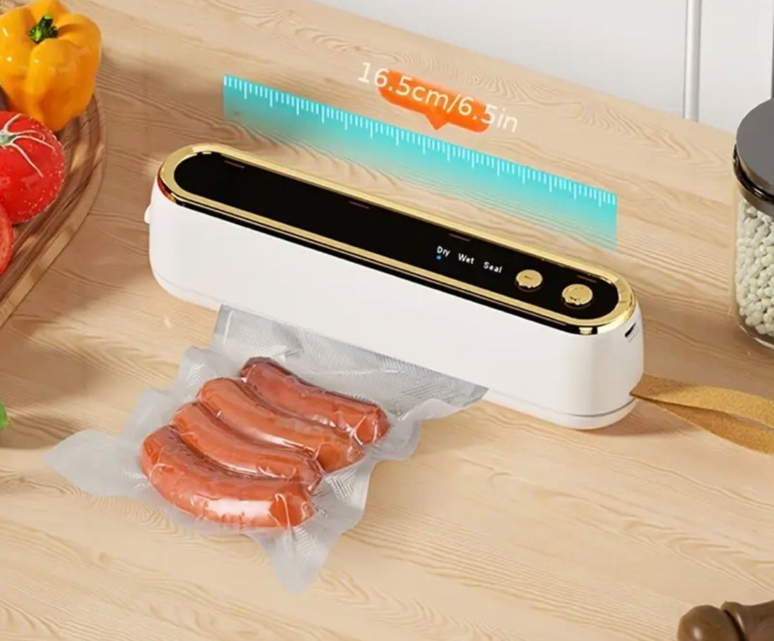 Máquina Seladora a Vácuo Portátil para Conservação de Alimentos