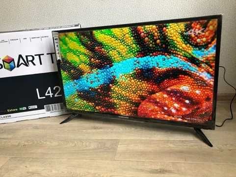 Телевизор Смарт UHD LED WiFi Samsung диагональ 24" Андроид 13 + Т2