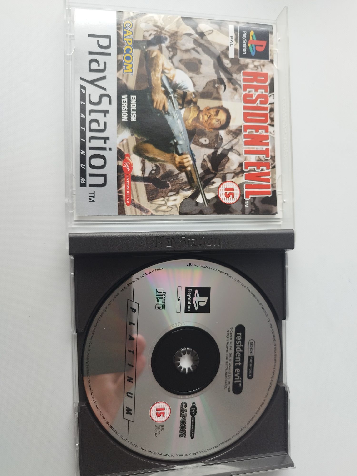 Resident Evil ps1 psx 3xA, stan bdb komplet