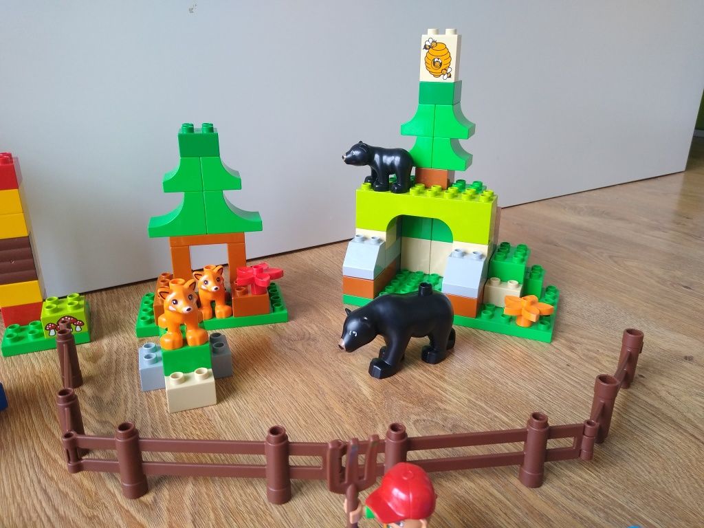 LEGO Duplo Leśny park 10584 kompletny pudełko instrukcja