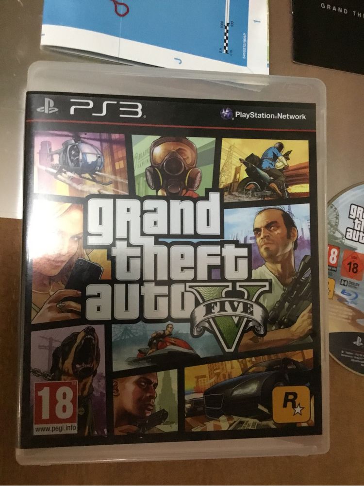 Игра на PlayStation 3 Grand Theft Auto V (GTA 5) Premium Edition