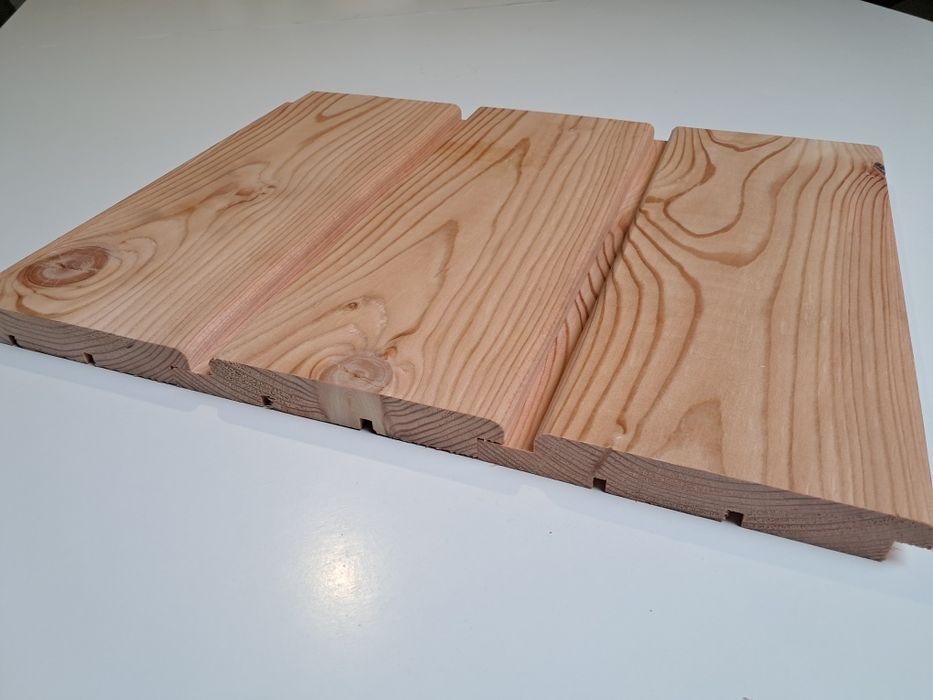 Deska elewacyjna modrzew , modrzewiowa na zakładkę