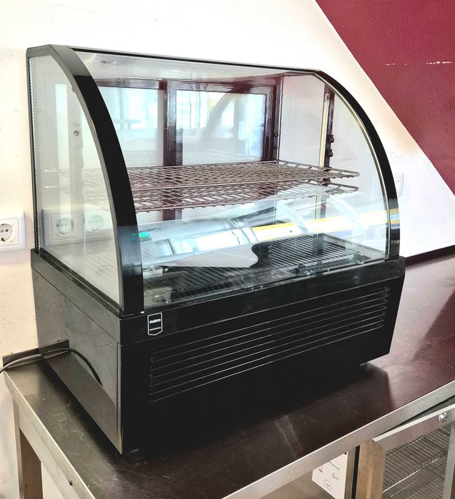 Vitrine refrigerada de bancada, expositor 100L