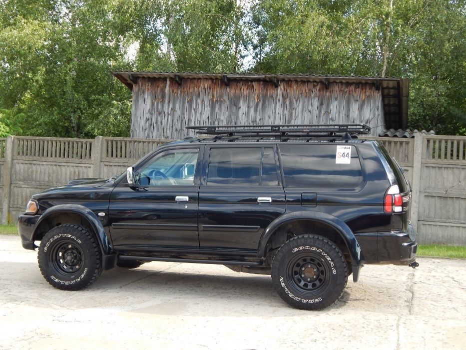 Bagażnik Mitsubishi Pajero Sport I, 1, 96-08r. z siatką