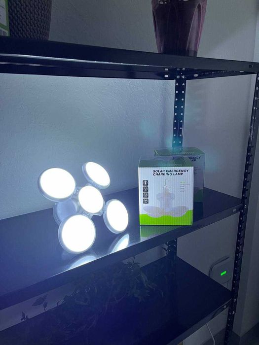 Акумуляторна ЛАМПА для дому і вулиці. Автономний фонарь + ЗАРЯДКА!