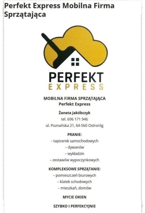 Mobilna firma sprzątająca