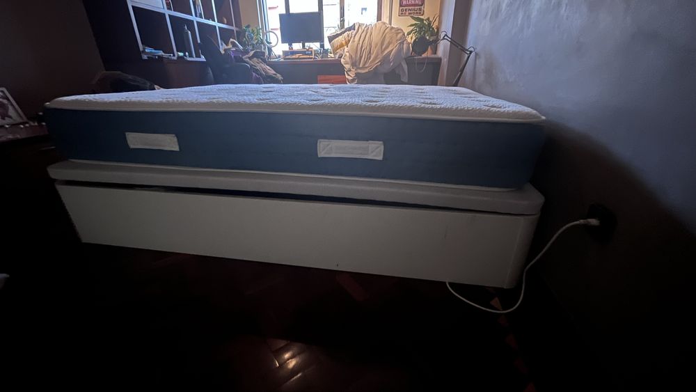 Colchão Hilton 135*190 + Sommier com arrumacao