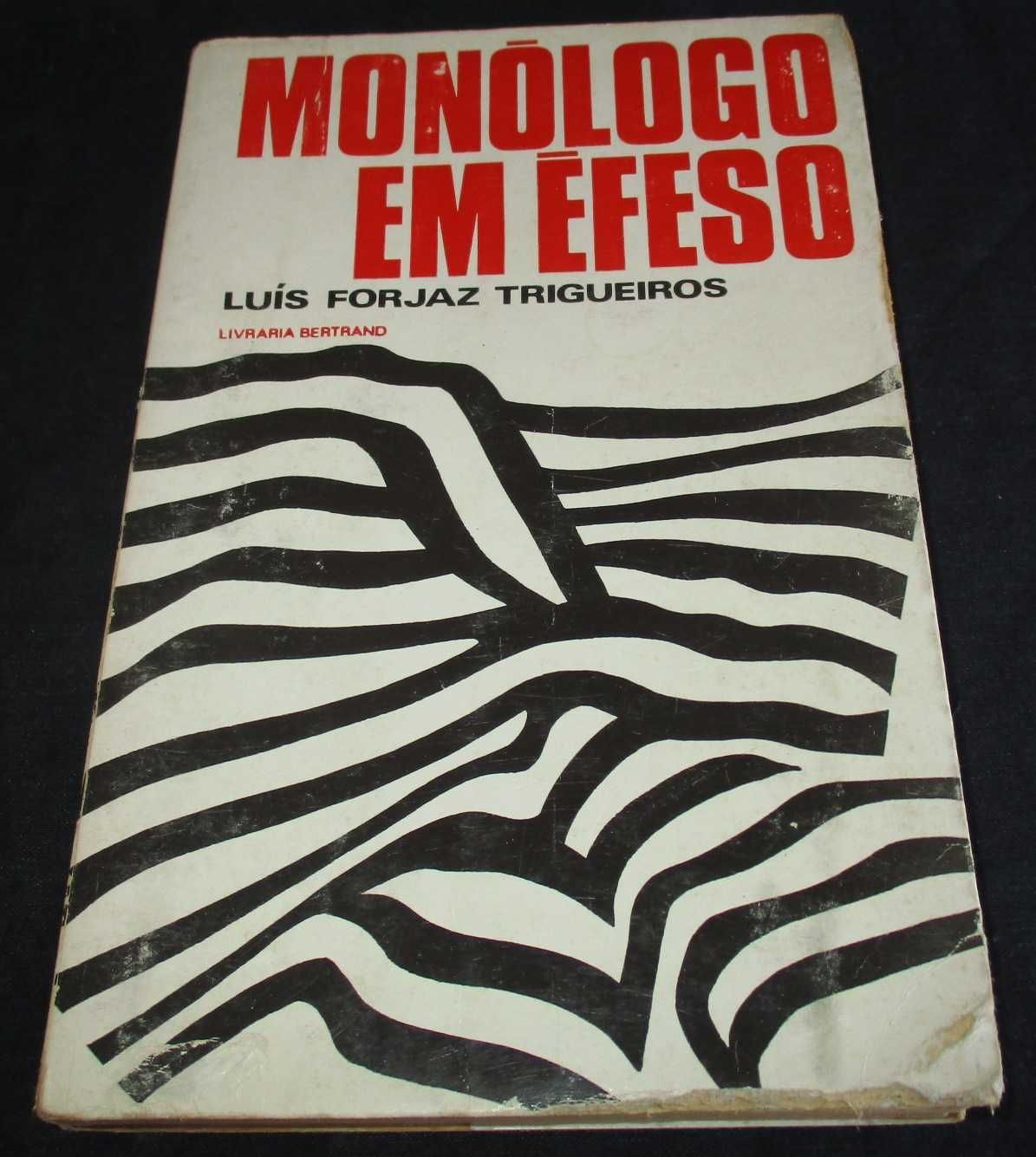 Livro Monólogo em Éfeso Luís Forjaz Trigueiros Autografado