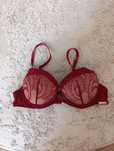 Stanik biustonosz koronkowy sexy Calvin Klein 75A push up kobiecy