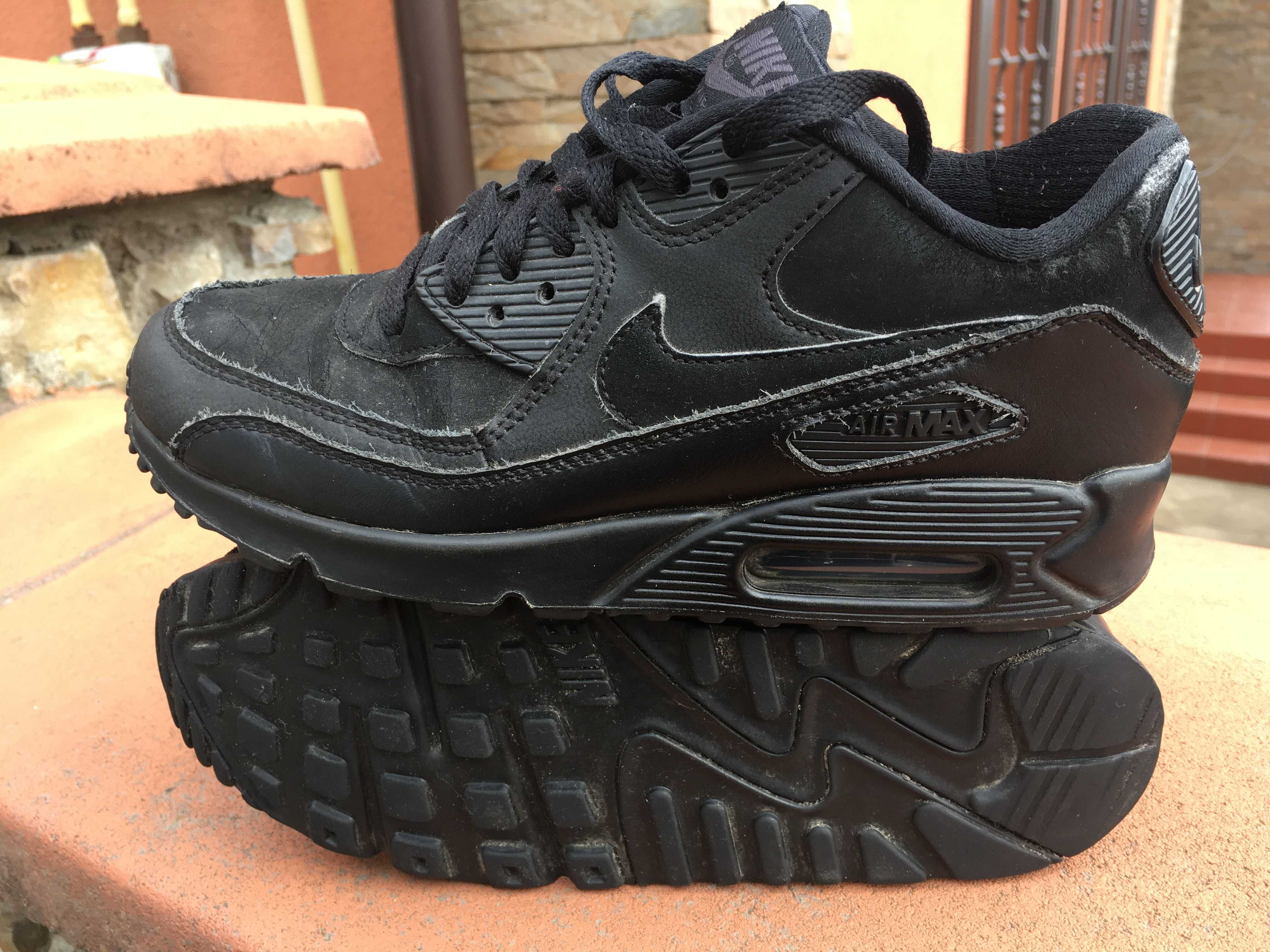 кросівки  Nike Air Max 90 GS 'Black Grey'