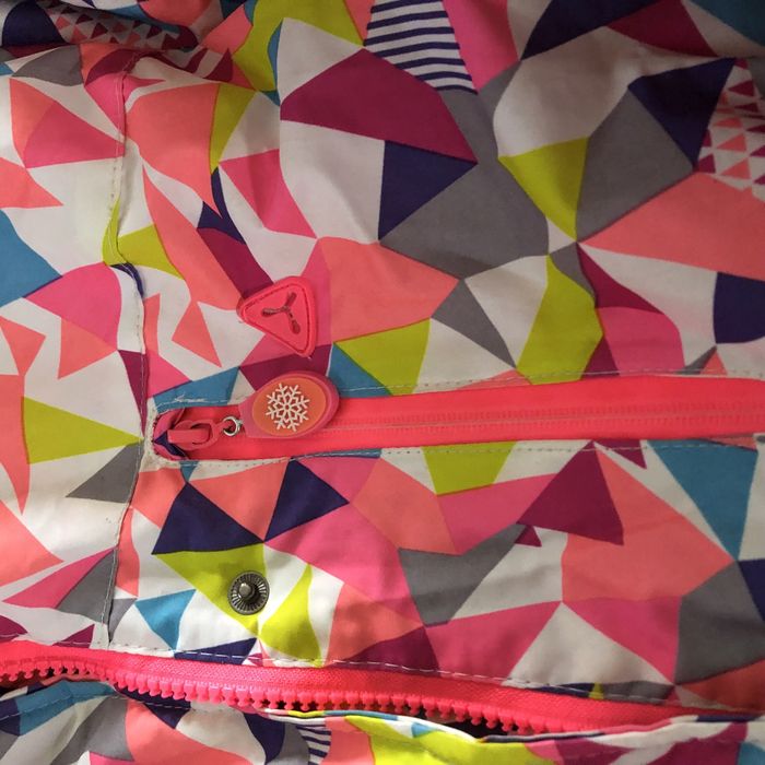 Okazja-mega kolorowa, zimowa kurtka