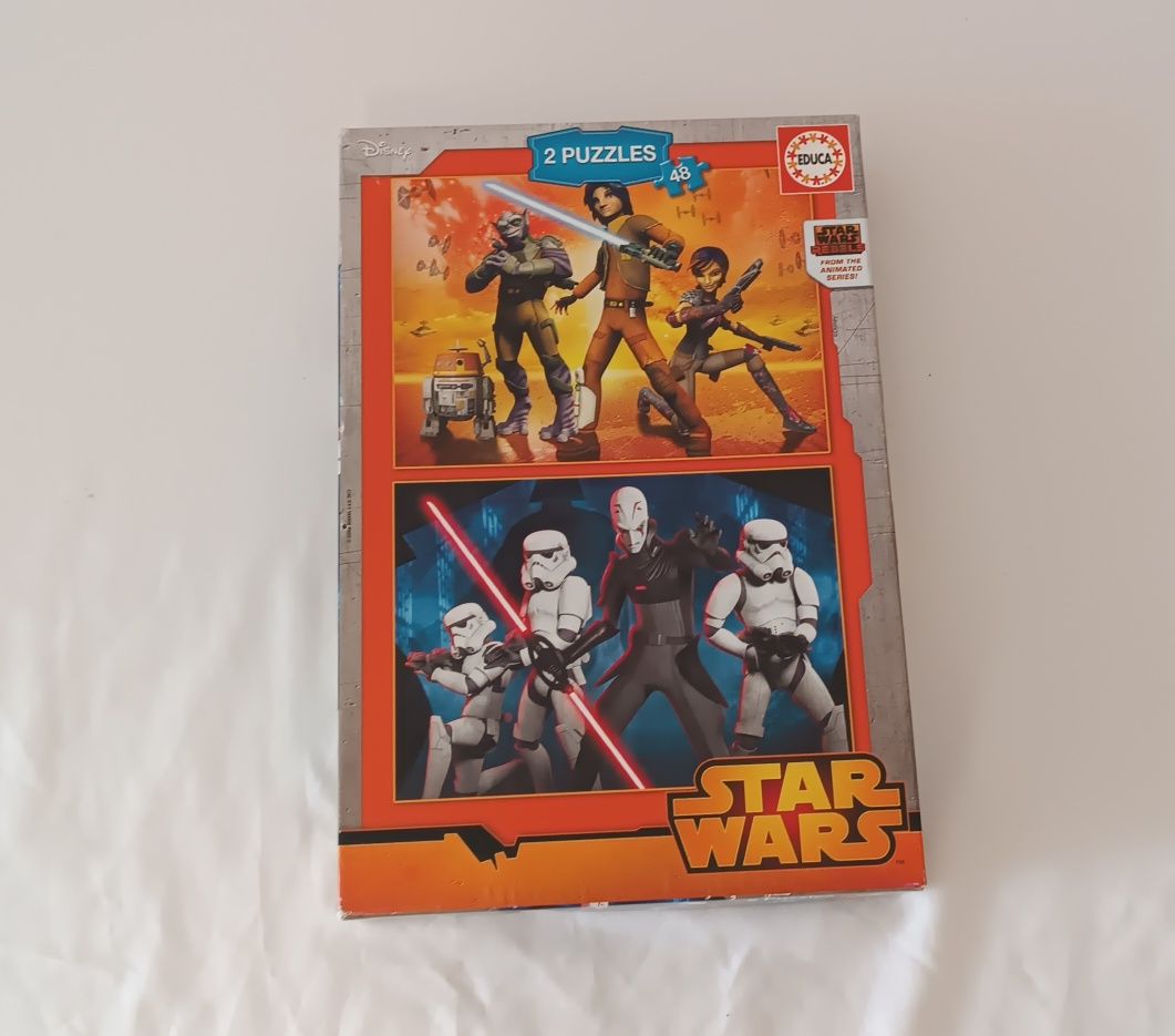 2 puzzles STAR WARS 4/5 anos