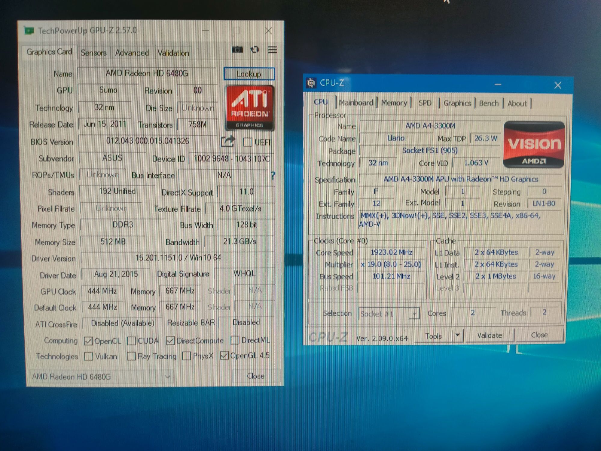 Ноутбук Asus K53T Рабочий