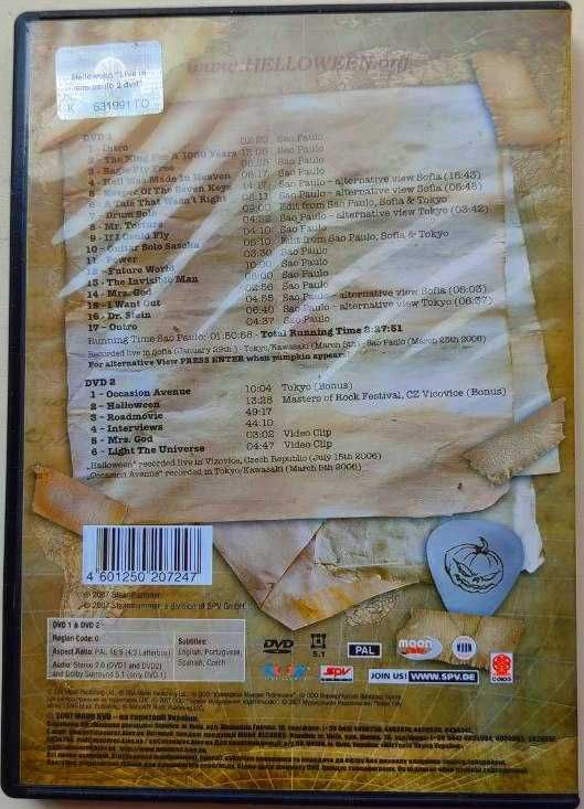 DVD Helloween "Live On 3 Continents" 2007