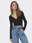 Sweter czarny krótszy Only M