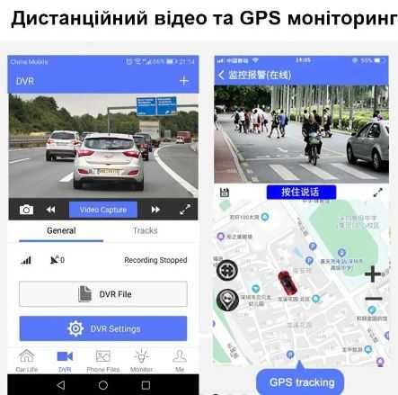 Автомобильный видеорегистратор с 4G + WIFI + GPS + Full HD 1080