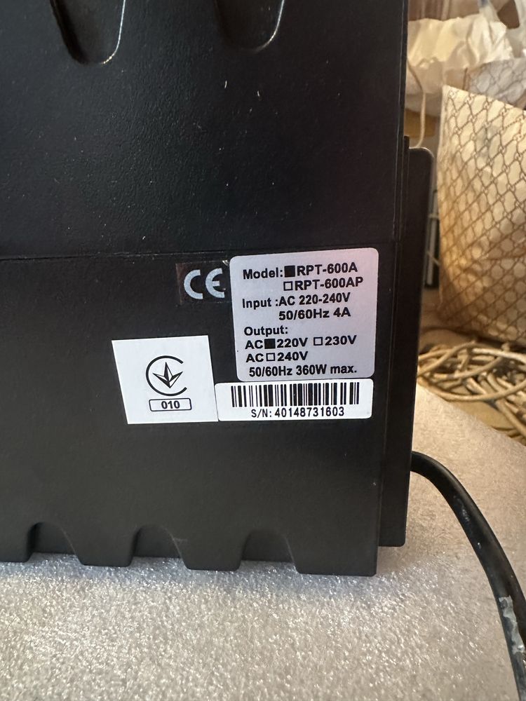ДБЖ Powercom RPT-600A
