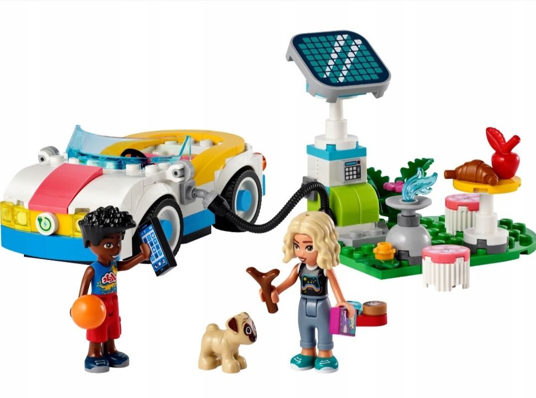 Lego Friends 42609 Samochód elektryczny i stacja ładująca